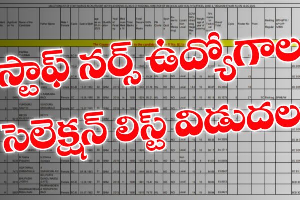 Staff Zone-1 Selection List