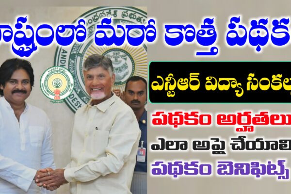 ఎన్టీఆర్ విద్యా సంకల్పం పథకాన్ని అమలు చేస్తున్న ప్రభుత్వం | NTR Vidya Sankalpam Scheme Details | NTR Vidya Sankalpam Qualification ఎన్టీఆర్ విద్యా సంకల్పం పథకం వివరాలు