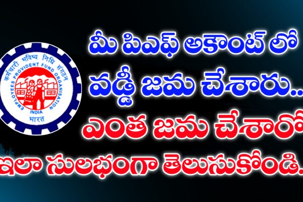 How to check PF Account Balance