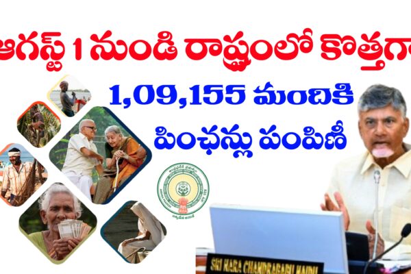 వీరికి ఆగస్టు నుండి పెన్షన్ మంజూరు | కొత్తగా 1,09,155 మందికి లబ్ది | NTR Bharosha New Pensions | NTR Bharosha Pension NTR Bharosha Pension Status