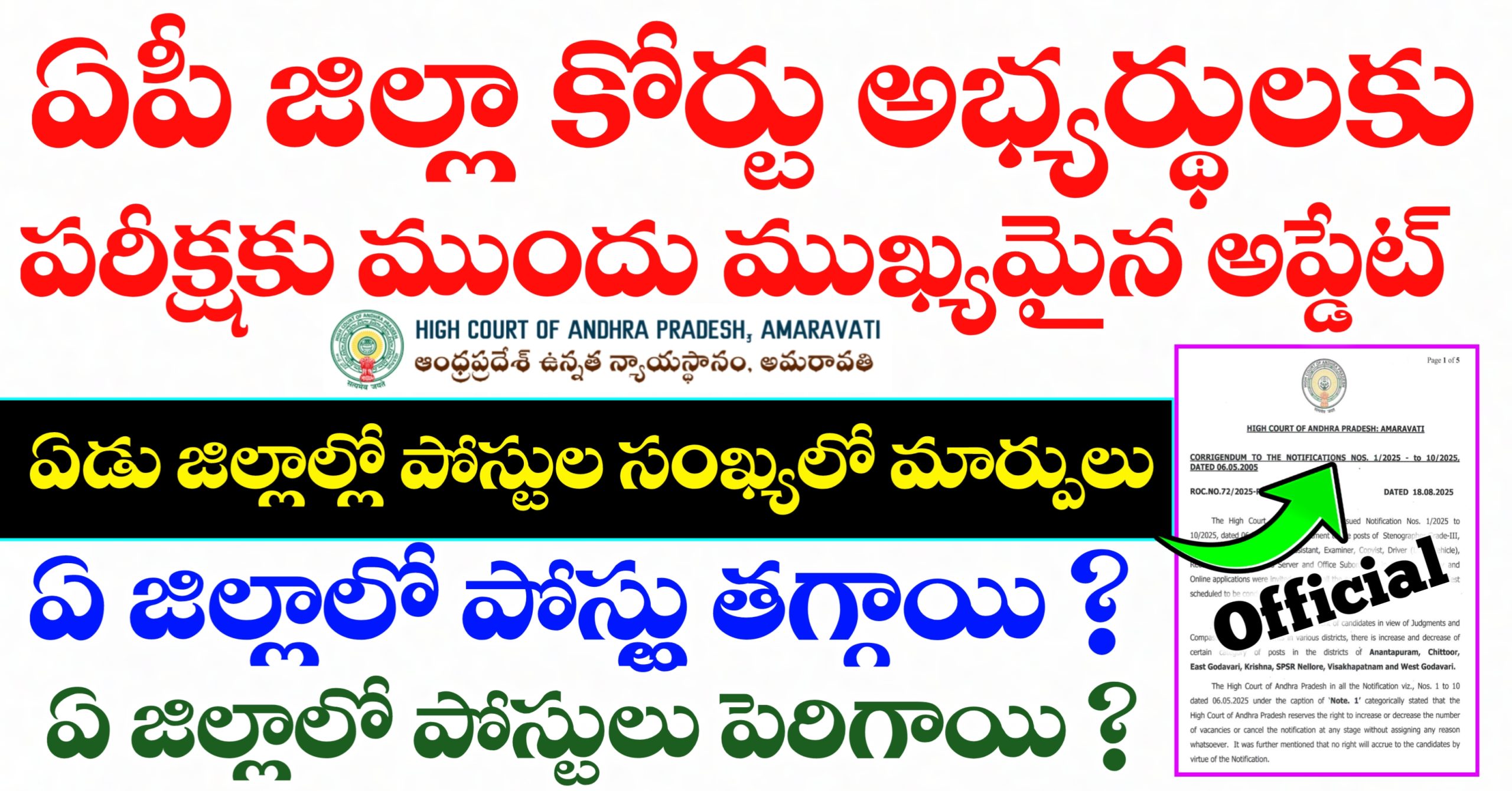 AP Court Jobs Latest News