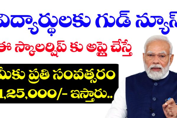 PM YASASVI YOJANA ప్రధానమంత్రి యశస్వి యోజన ద్వారా విద్యార్థులకు 1.25 లక్షల స్కాలర్షిప్ PM Yasasvi Yojana Scholarship Apply Link