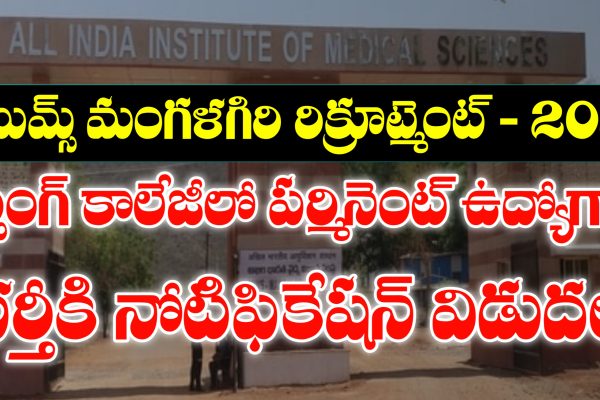 AIIMS Mangalagiri Recruitment 2025