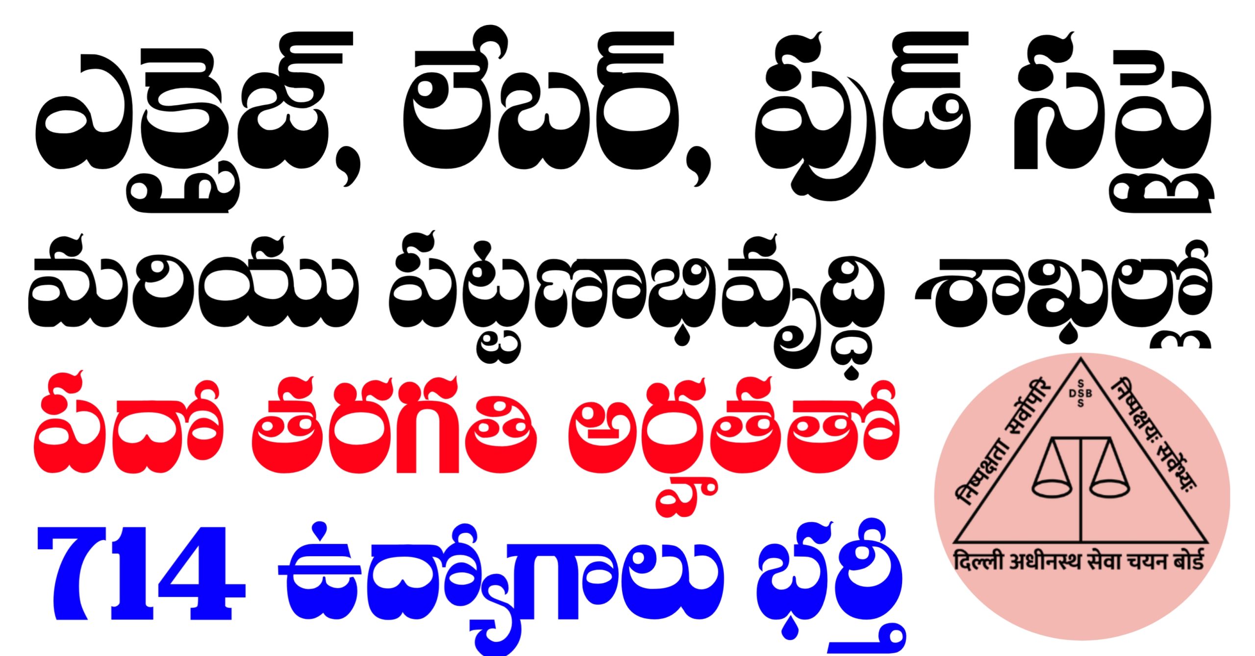 DSSSB MTS Vacancy 2025